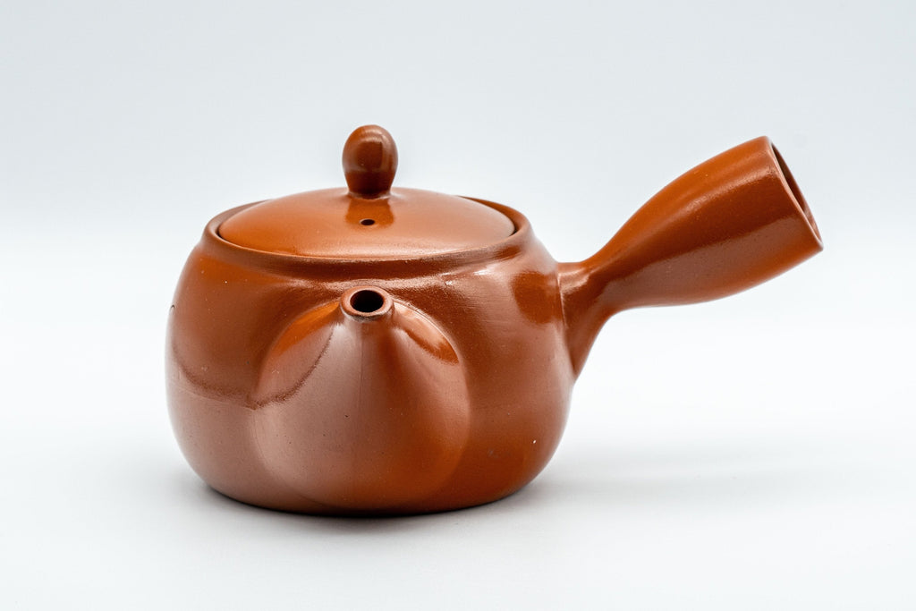 Japanese Kyusu - Floral Tokoname-yaki Teapot - 350ml
