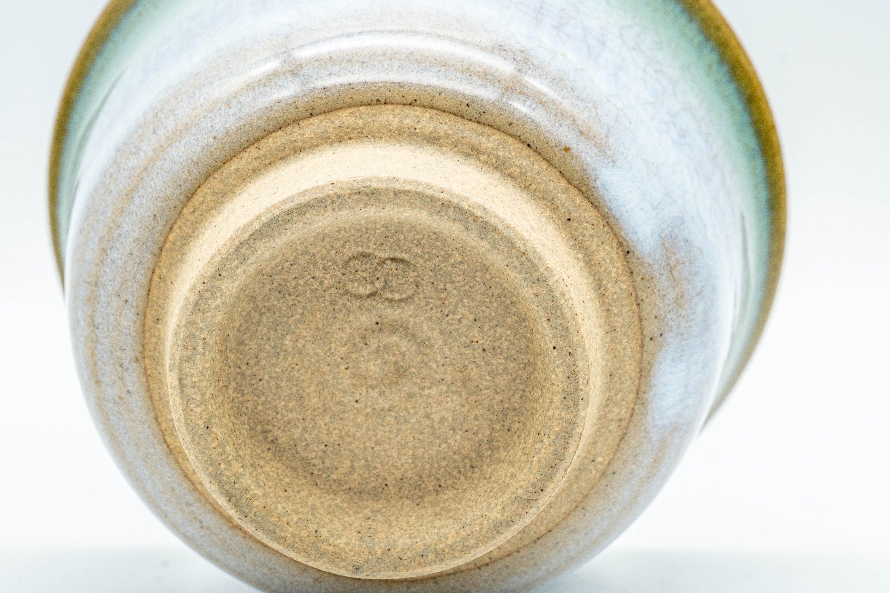 Japanese Teacup - Flared Blue-green Yunomi - 125ml