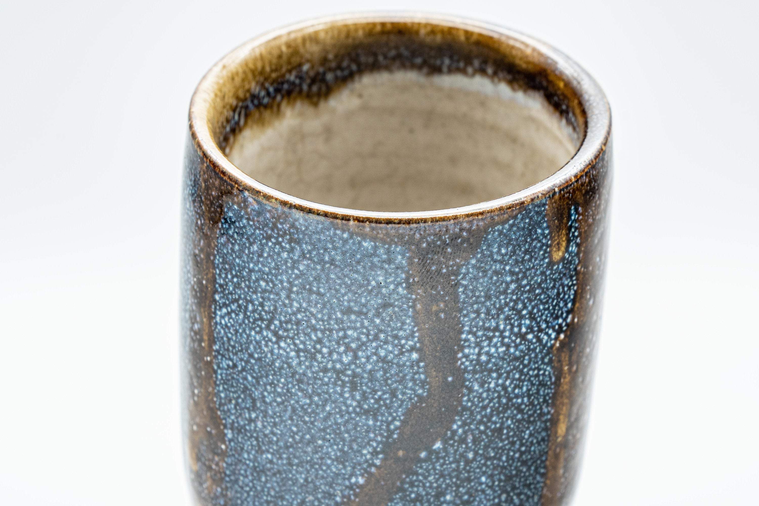 Japanese Teacup - Blue Yuteki Yunomi - 110ml