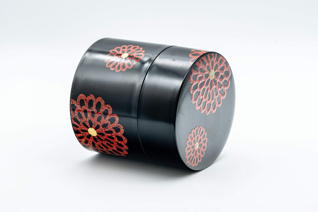Japanese Chazutsu - Hakoya Floral Canister - 350ml