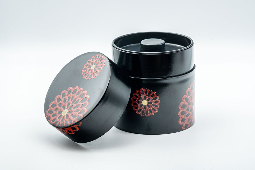 Japanese Chazutsu - Hakoya Floral Canister - 350ml