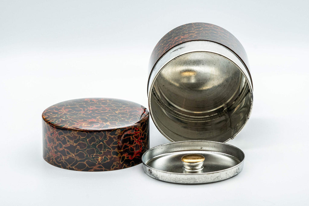 Japanese Chazutsu - 唐塗 Kara-nuri Urushi Lacquer Canister - 350ml