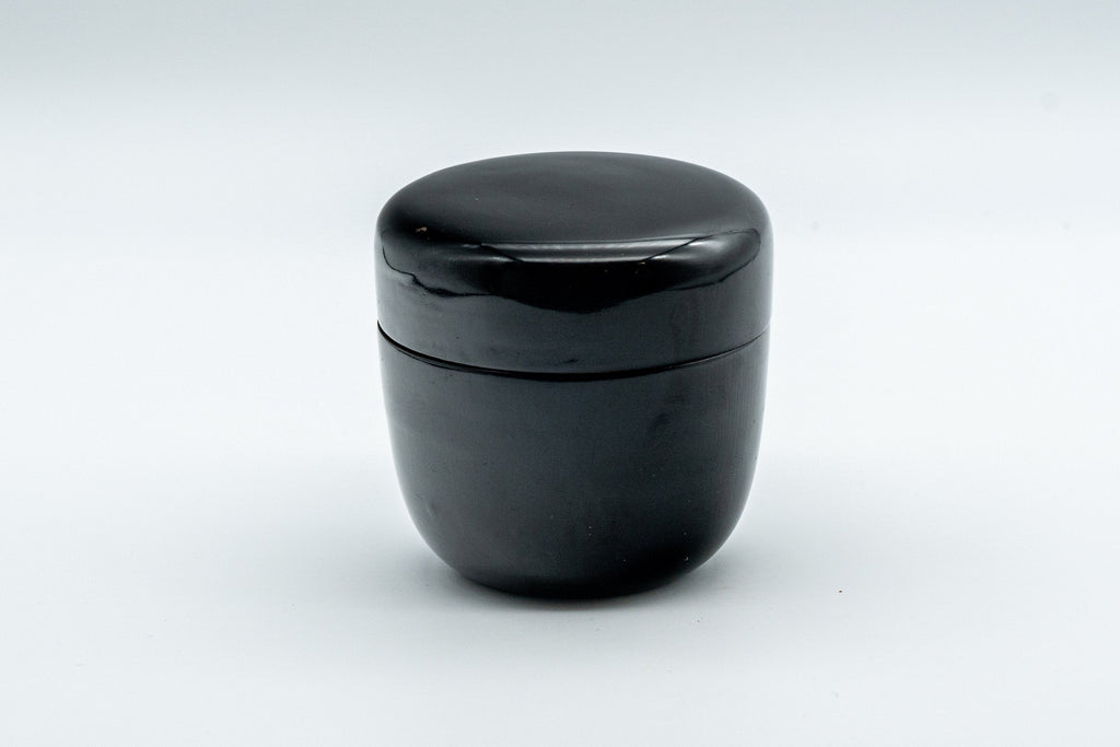 Japanese Natsume - Black Urushi Lacquer Matcha Tea Caddy - 50ml