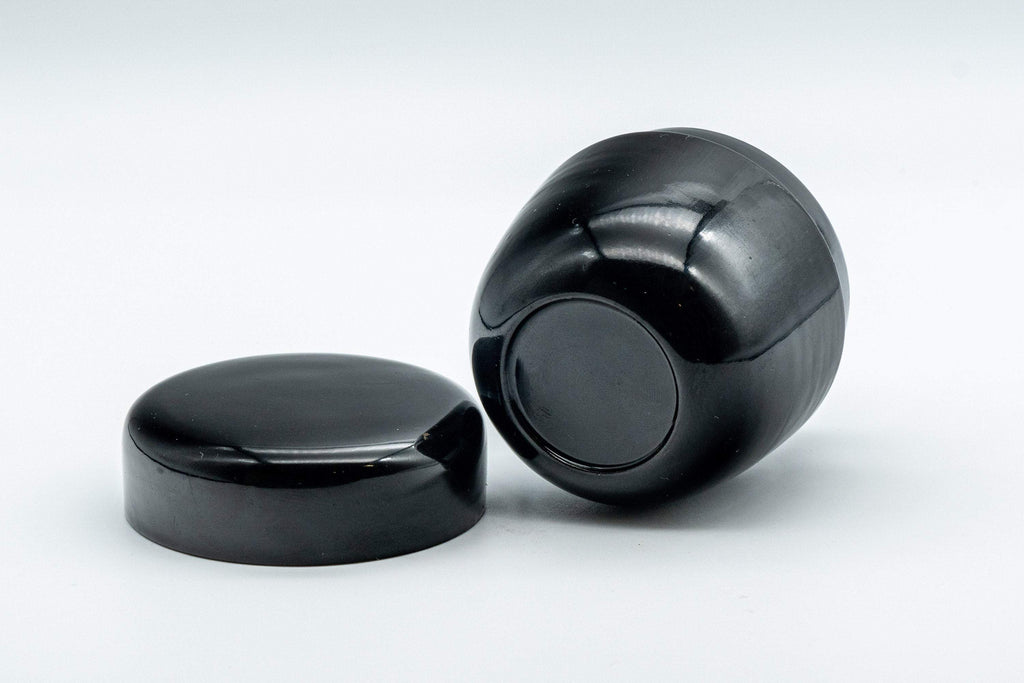 Japanese Natsume - Black Urushi Lacquer Matcha Tea Caddy - 50ml