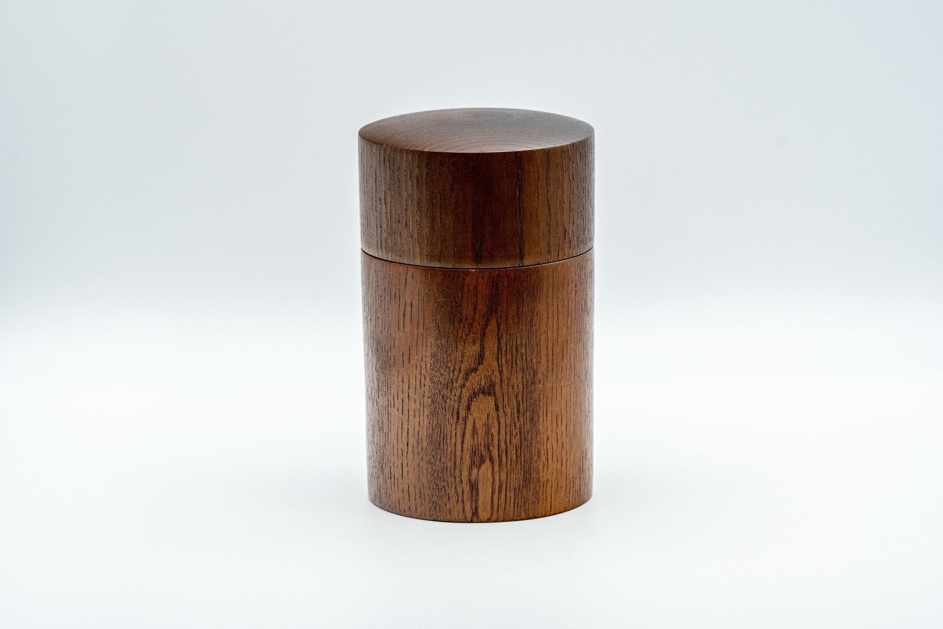 Japanese Chazutsu - Keyaki Zelkova Wooden Tea Canister - 225ml