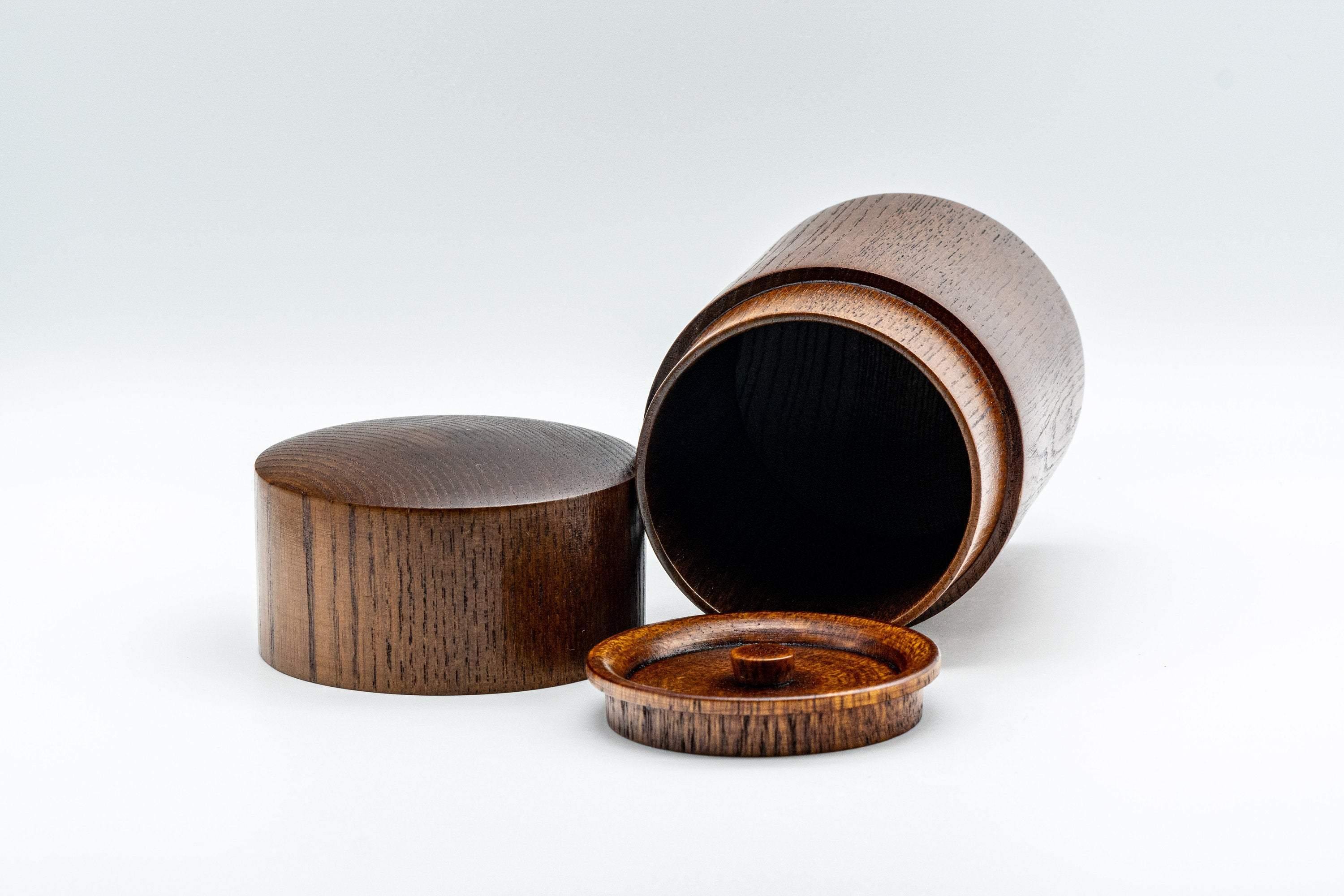 Japanese Chazutsu - Keyaki Zelkova Wooden Tea Canister - 225ml