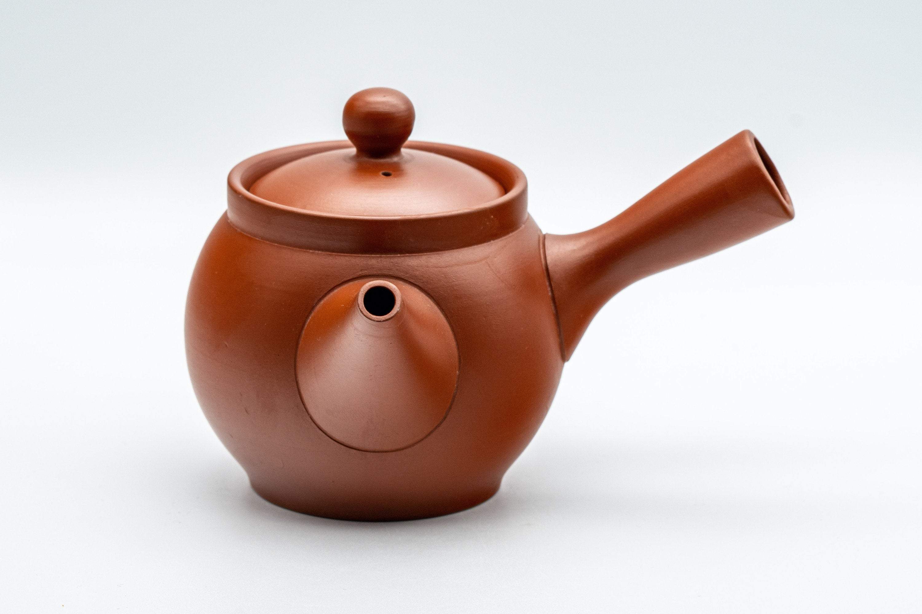 Japanese Kyusu - 福仙 Fukusen Suzuki Maru-gata Tokoname-yaki Debeso Teapot - 230ml