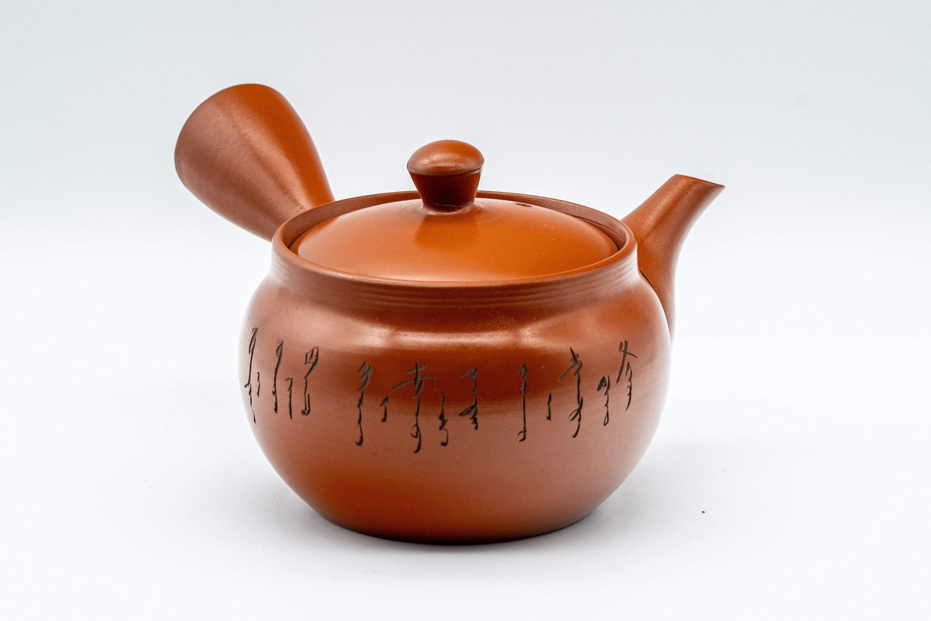 Japanese Kyusu - 富仙窯 Fusen Kiln Calligraphy Tokoname-yaki Teapot - 250ml