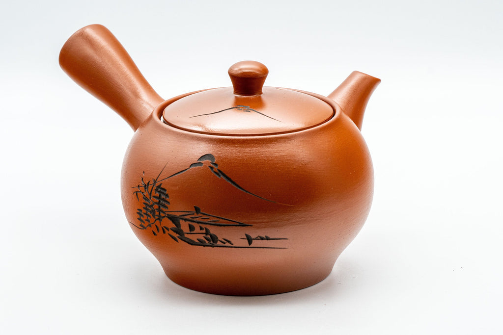 Japanese Kyusu - Mountainous Tokoname-yaki Teapot - 350ml
