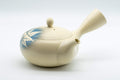 Japanese Kyusu - 高資窯 Ivory Momiji Takasuke Tokoname-yaki Debeso Teapot - 260ml