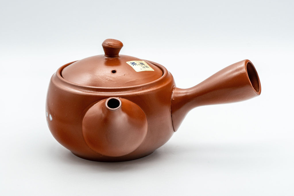 Japanese Kyusu - Plum Blossoms Tokoname-yaki Teapot - 350ml