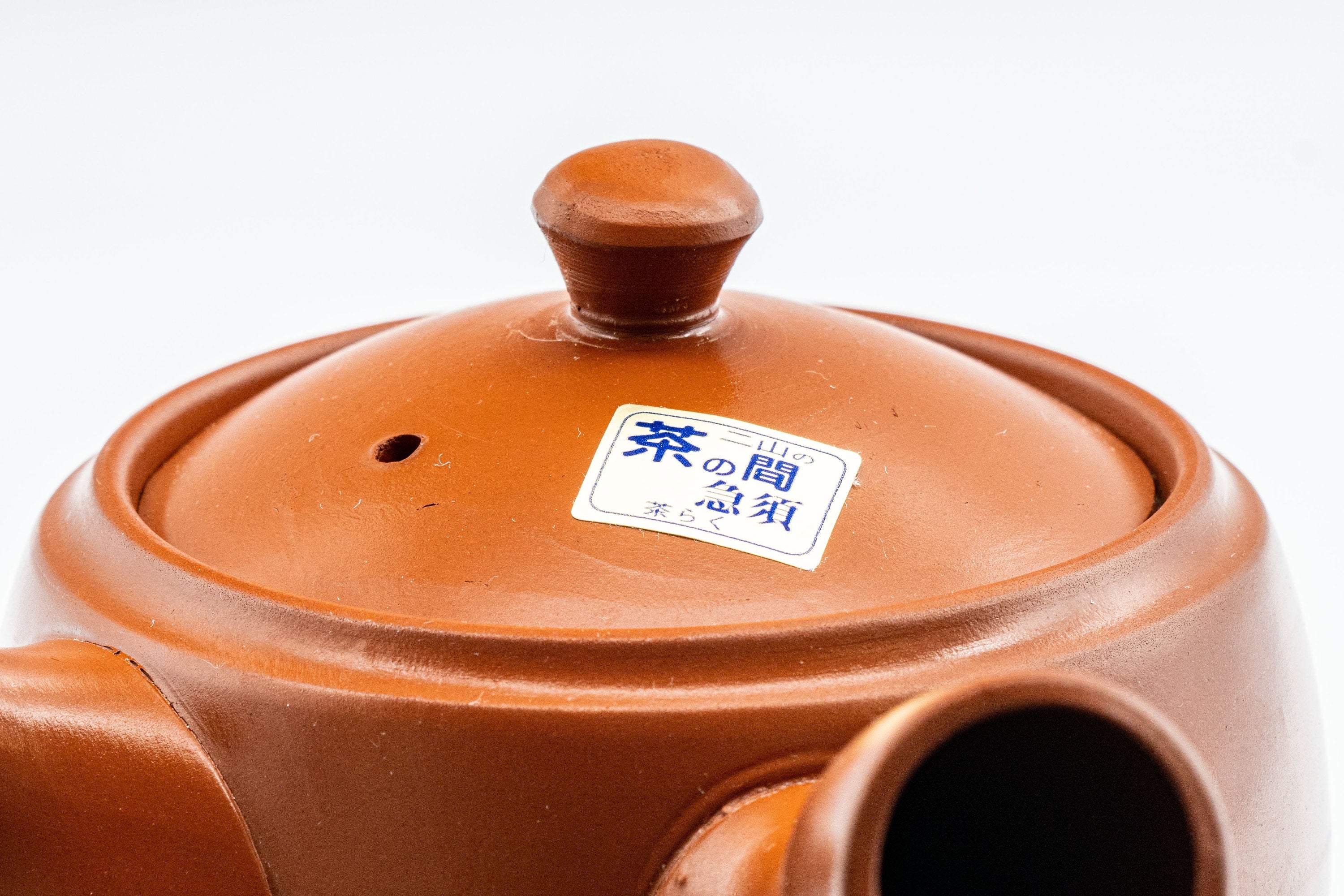 Japanese Kyusu - Plum Blossoms Tokoname-yaki Teapot - 350ml