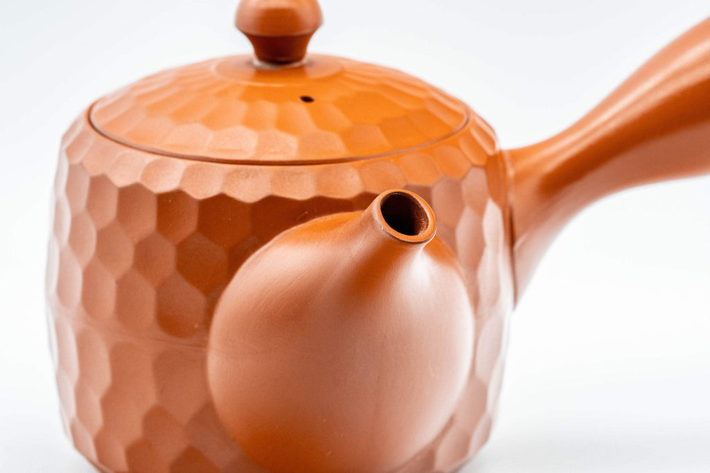 Japanese Kyusu - Hexagonal Tokoname-yaki Teapot - 350ml