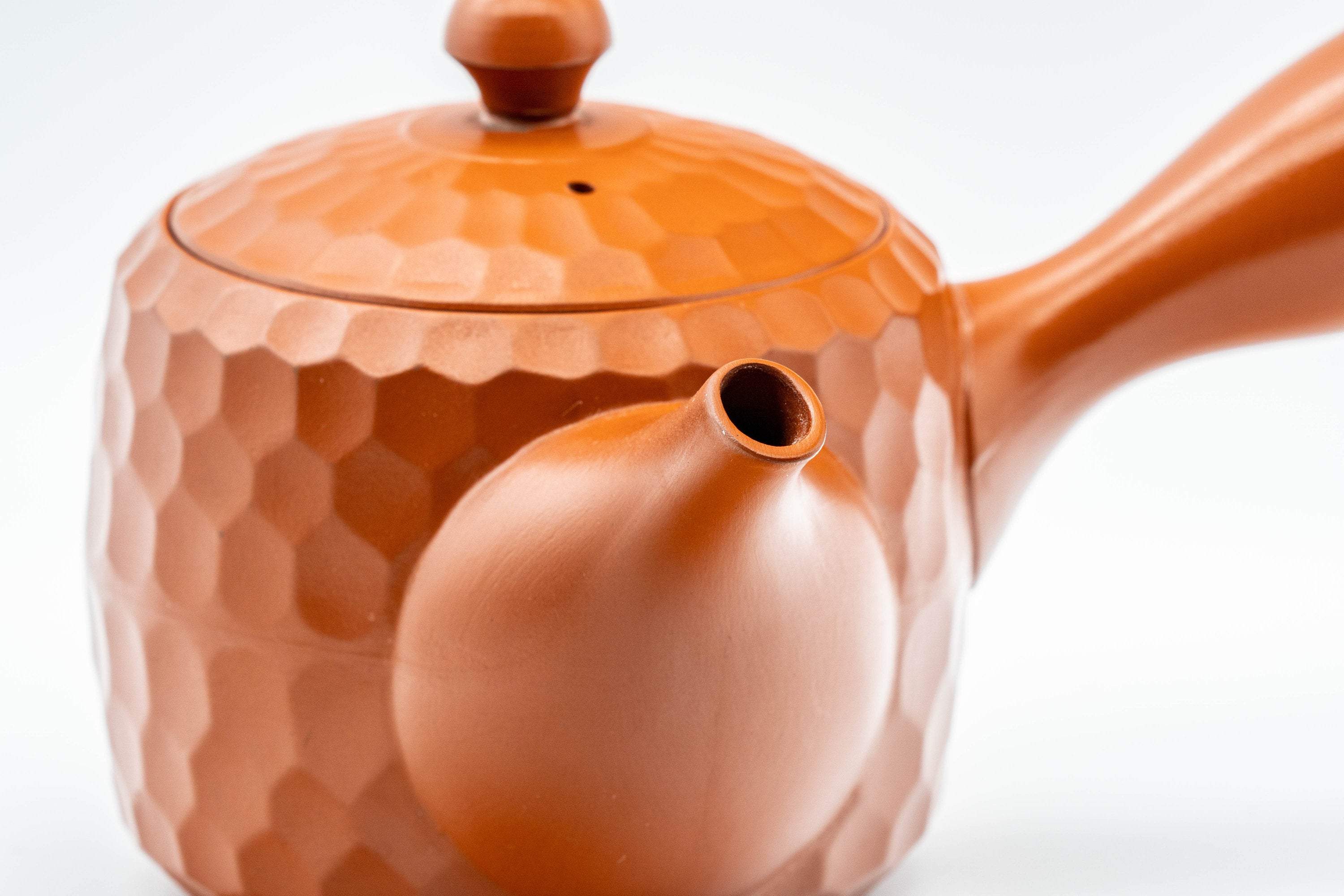 Japanese Kyusu - Hexagonal Tokoname-yaki Teapot - 350ml