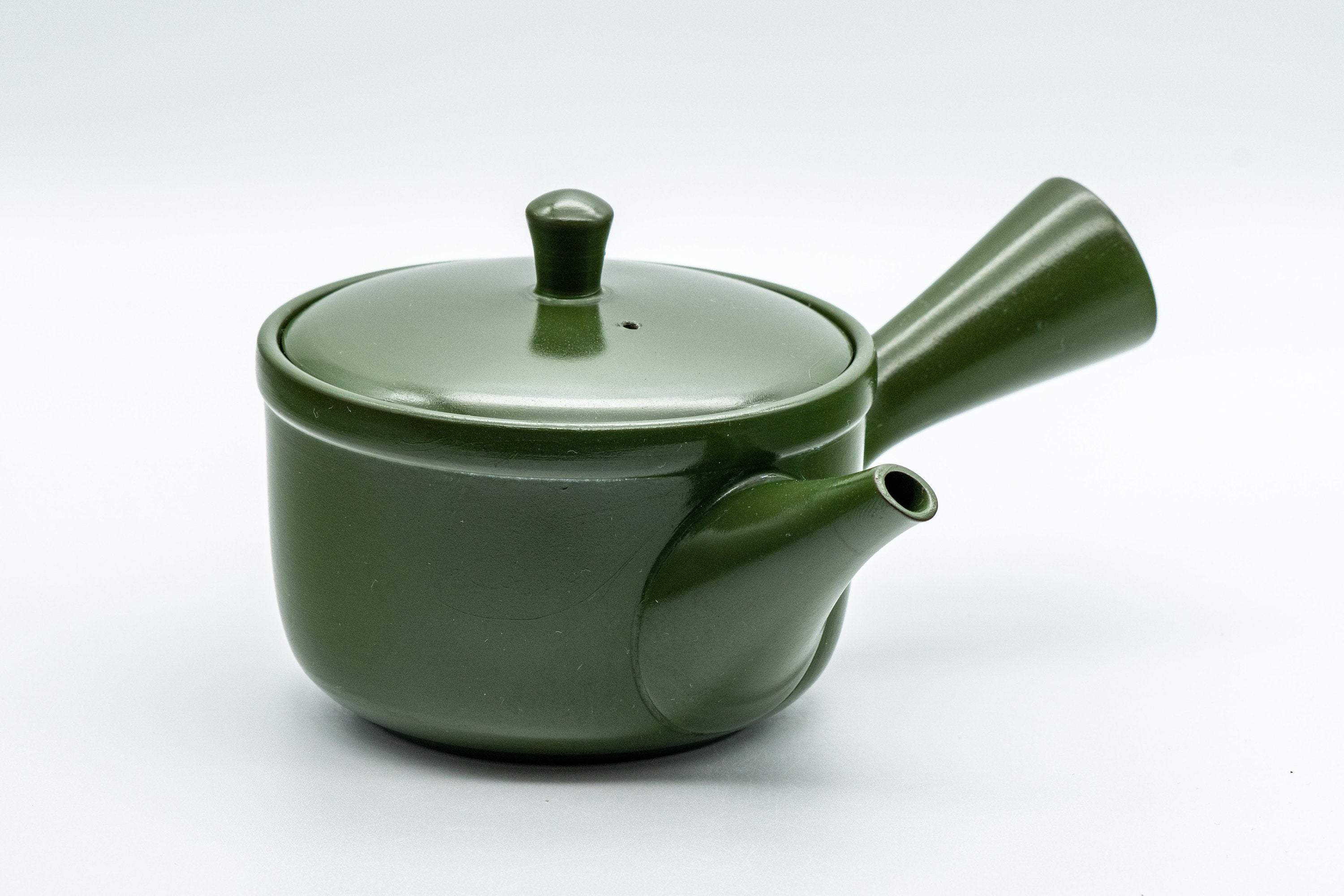 Japanese Kyusu - 芳山 Green Ryokudei Tokoname-yaki Teapot - 230ml