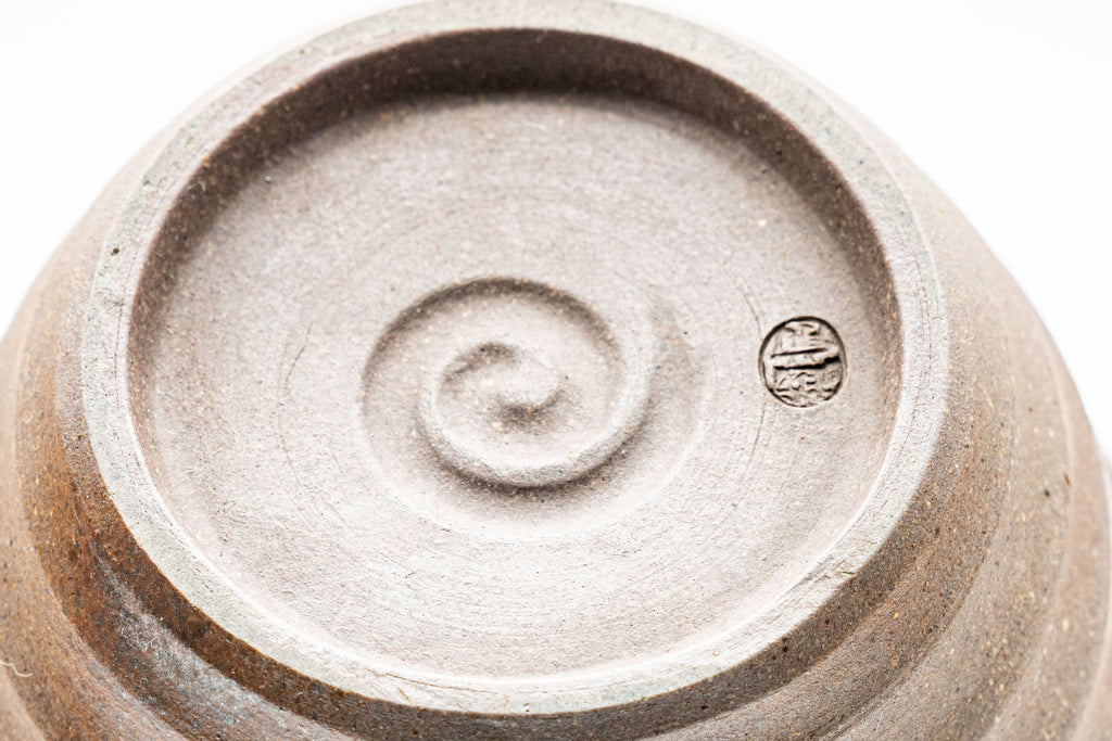 Japanese Teacups - Pair of Ido-gata Shigaraki-yaki Yunomi - 175ml