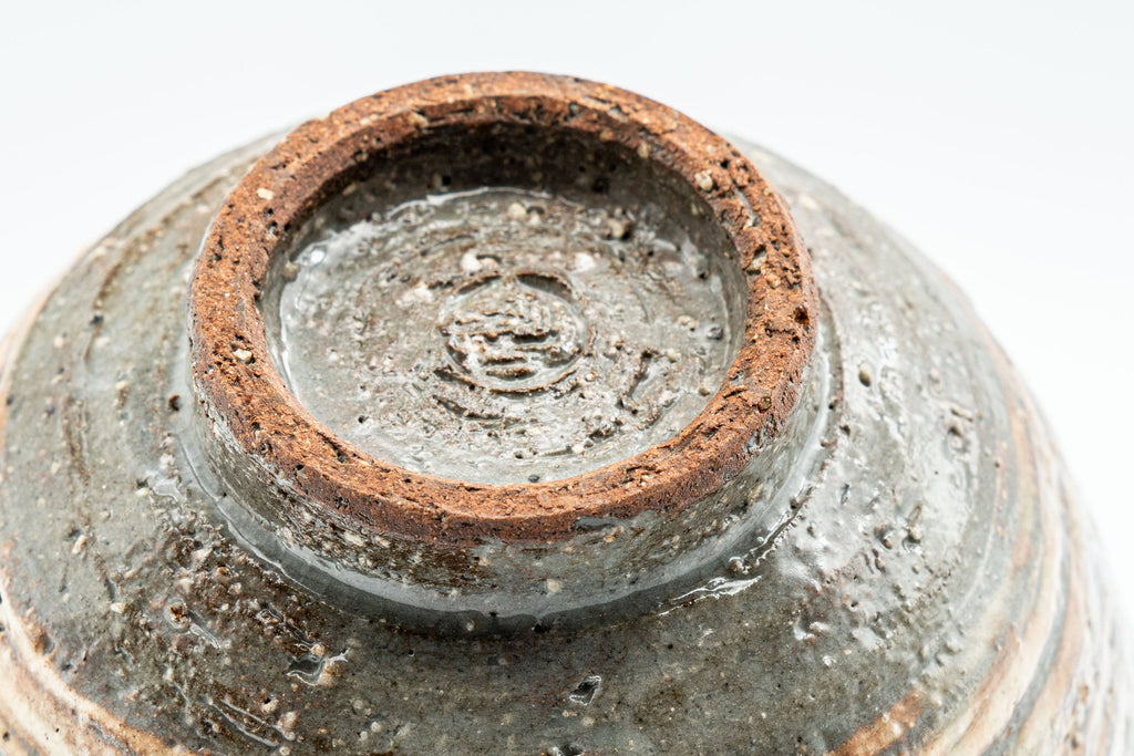 Japanese Teacup - Hakeme Glazed Stoneware Yunomi - 150ml