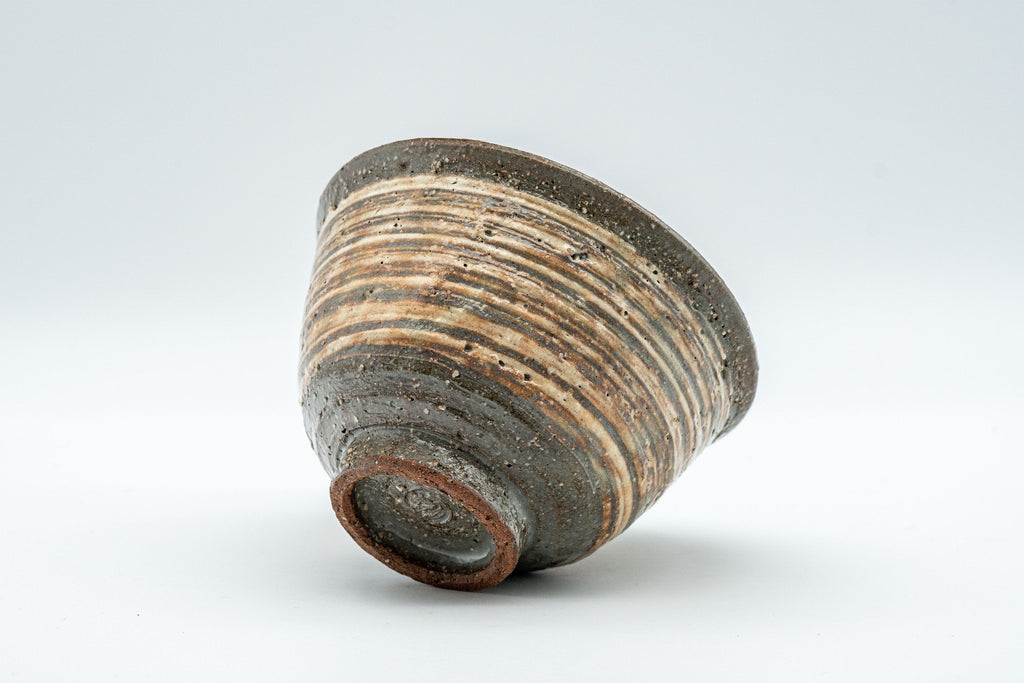 Japanese Teacup - Hakeme Glazed Stoneware Yunomi - 150ml