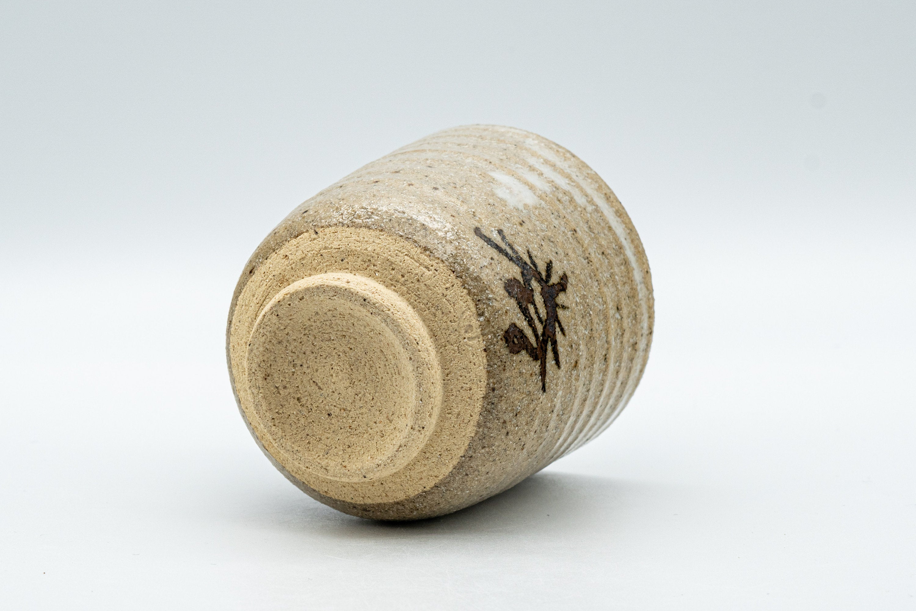 Japanese Teacup - Stoneware Tsutsu-gata Karatsu-yaki Yunomi - 120ml