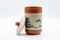 Japanese Teacup - Mountainous Tokoname-yaki Lidded Yunomi  - 250ml
