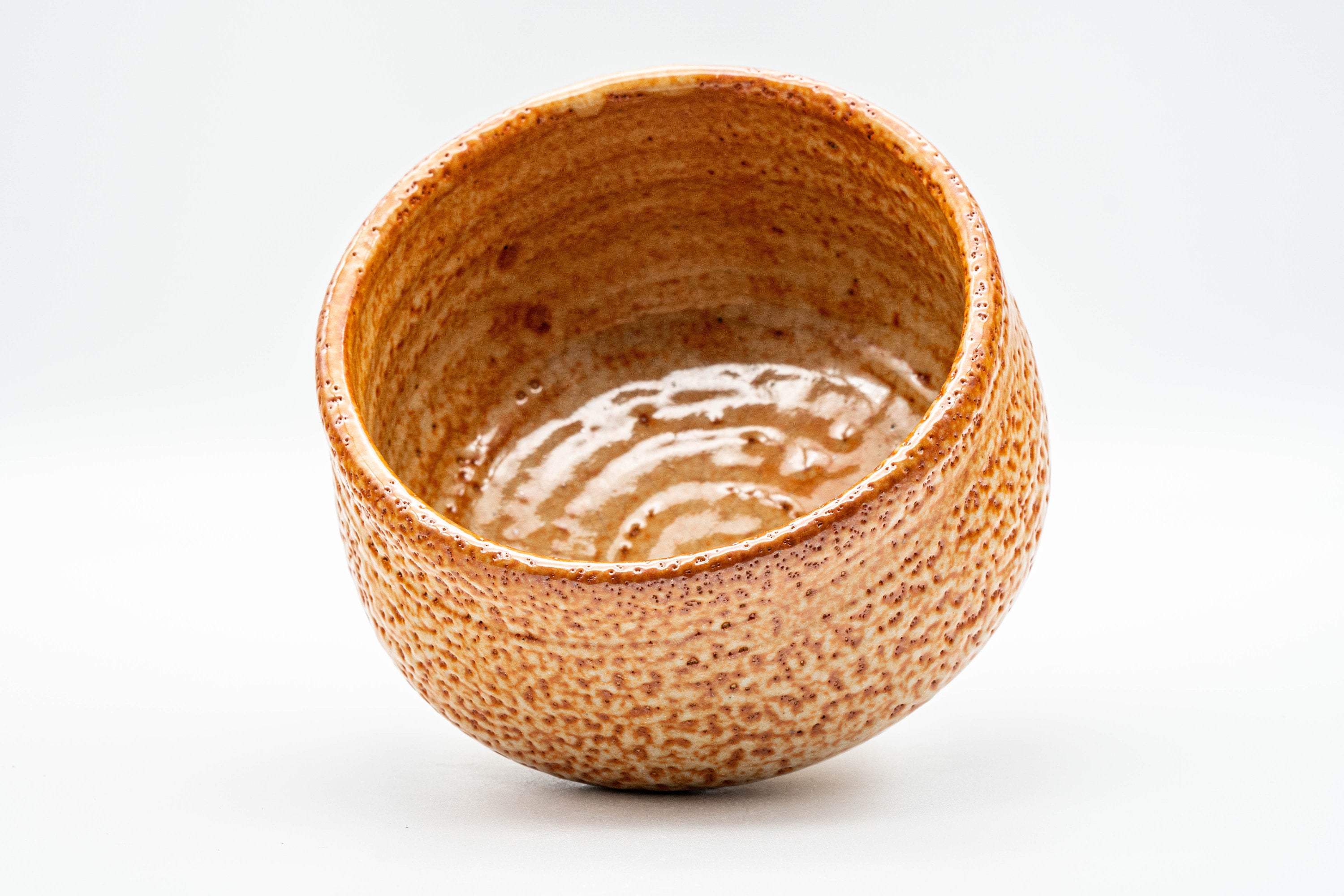 Japanese Matcha Bowl - Shino Glazed Yuzuhada Chawan Tea Bowl - 500ml