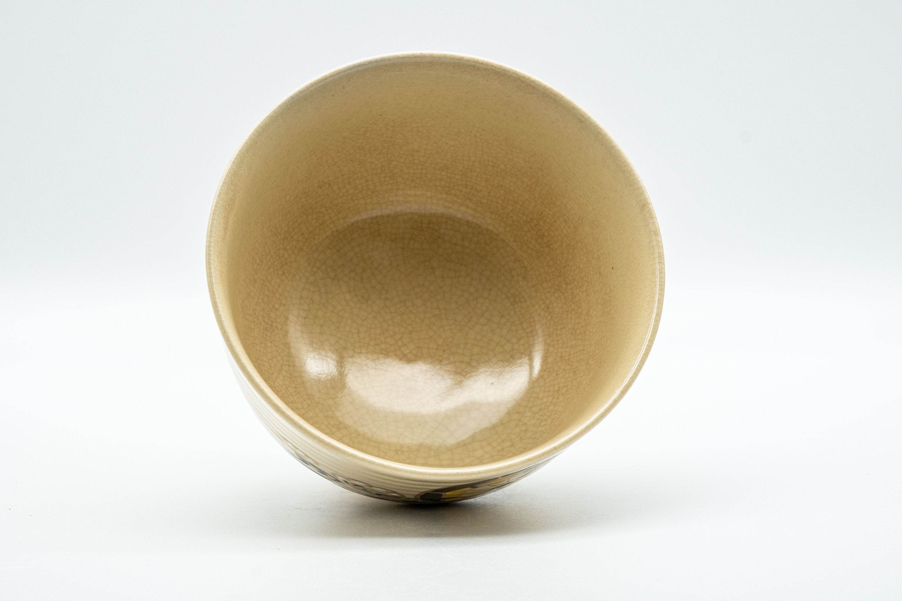 Japanese Matcha Bowl - 加藤昌山 Kato Masayama 源平窯 Ginpei Kiln Wan-nari Kyo-yaki Chawan - 400ml