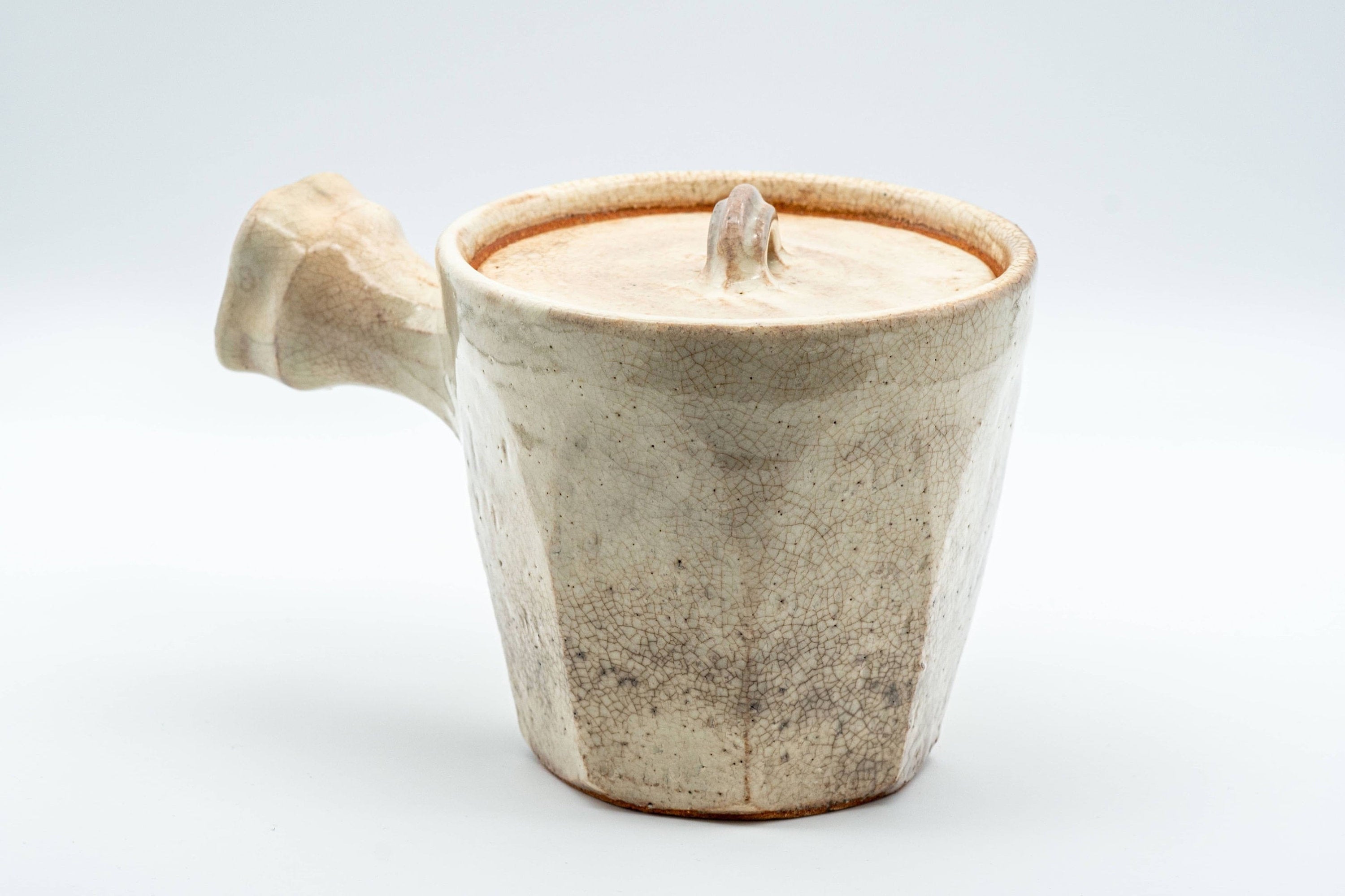 Japanese Kyusu - Octogonal Hagi-yaki Do-ake Teapot - 350ml