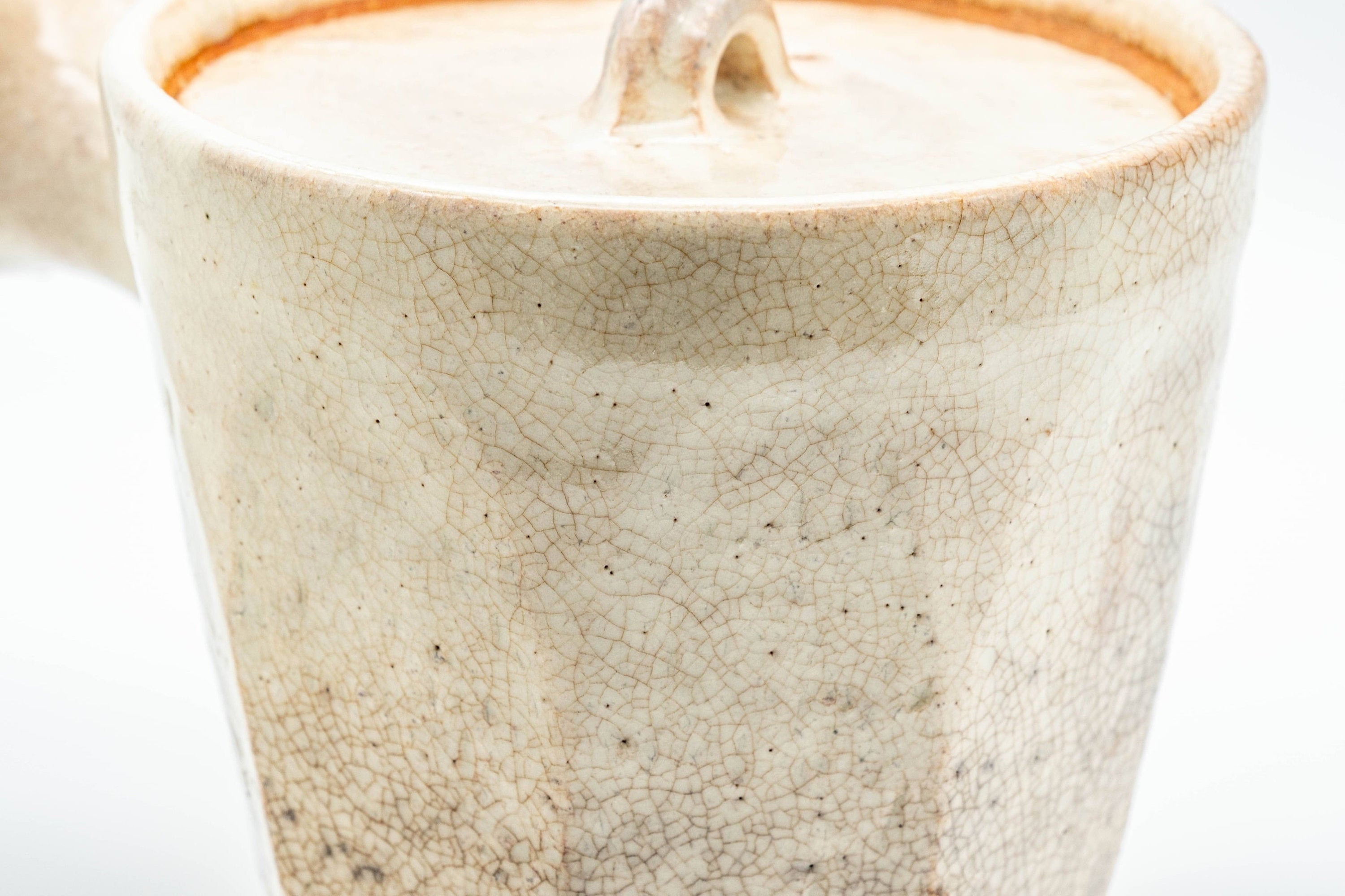 Japanese Kyusu - Octogonal Hagi-yaki Do-ake Teapot - 350ml