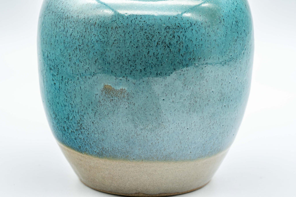 Japanese Chatsubo - Turquoise Agano-yaki Tea Jar - 400ml
