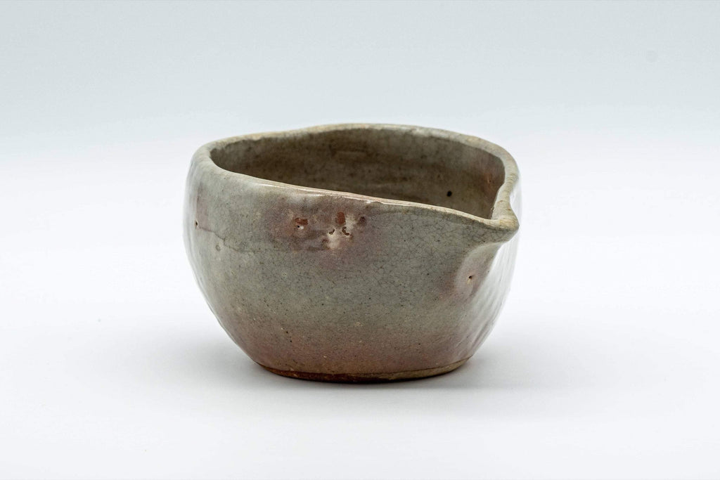Japanese Katakuchi - Peach Spotted Grey Glazed Water Cooler - 130ml