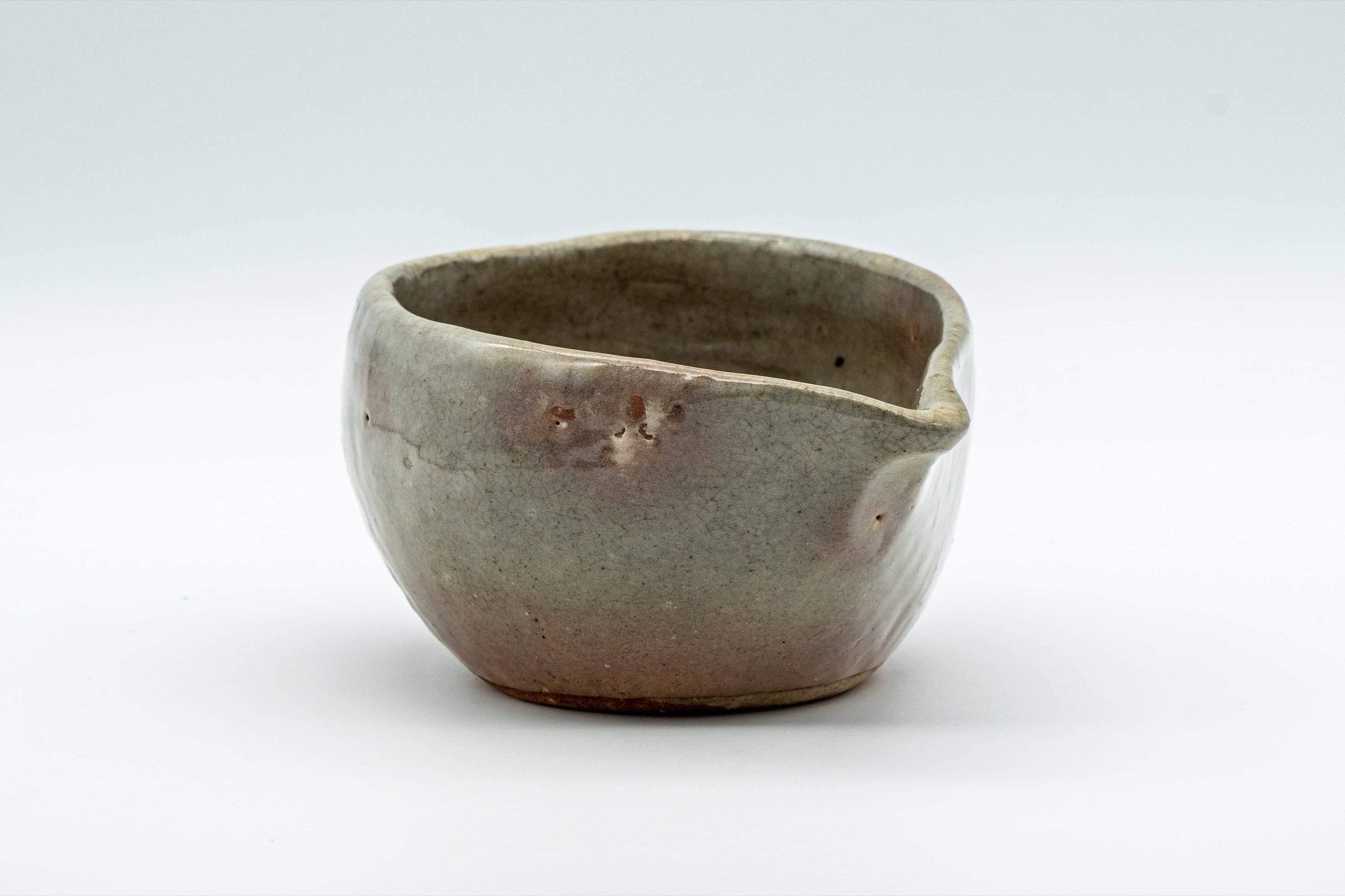 Japanese Katakuchi - Peach Spotted Grey Glazed Water Cooler - 130ml
