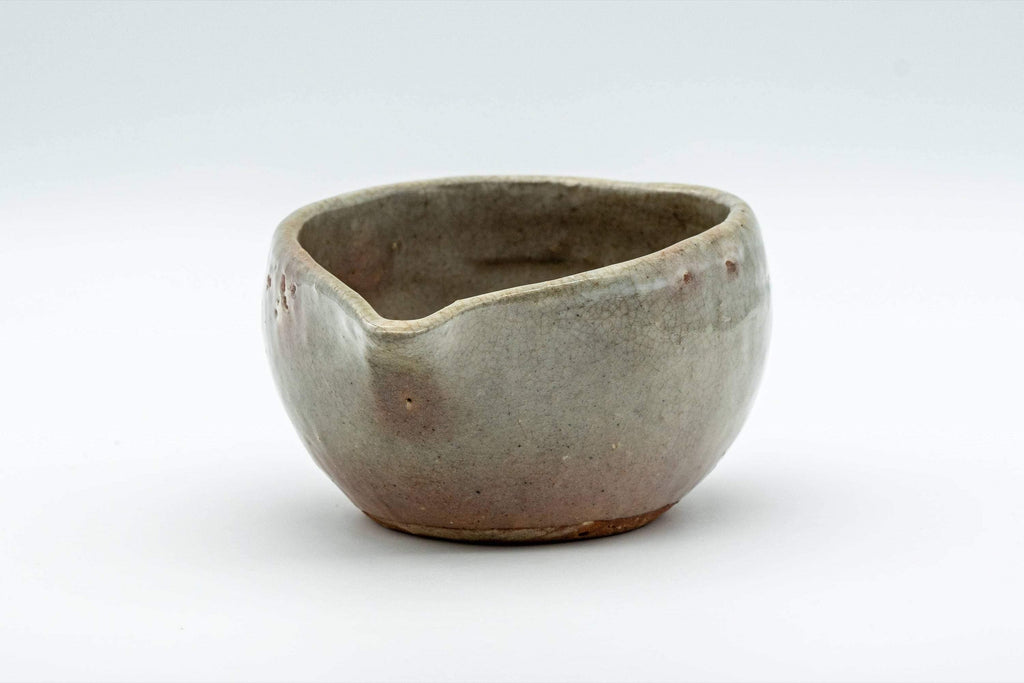Japanese Katakuchi - Peach Spotted Grey Glazed Water Cooler - 130ml