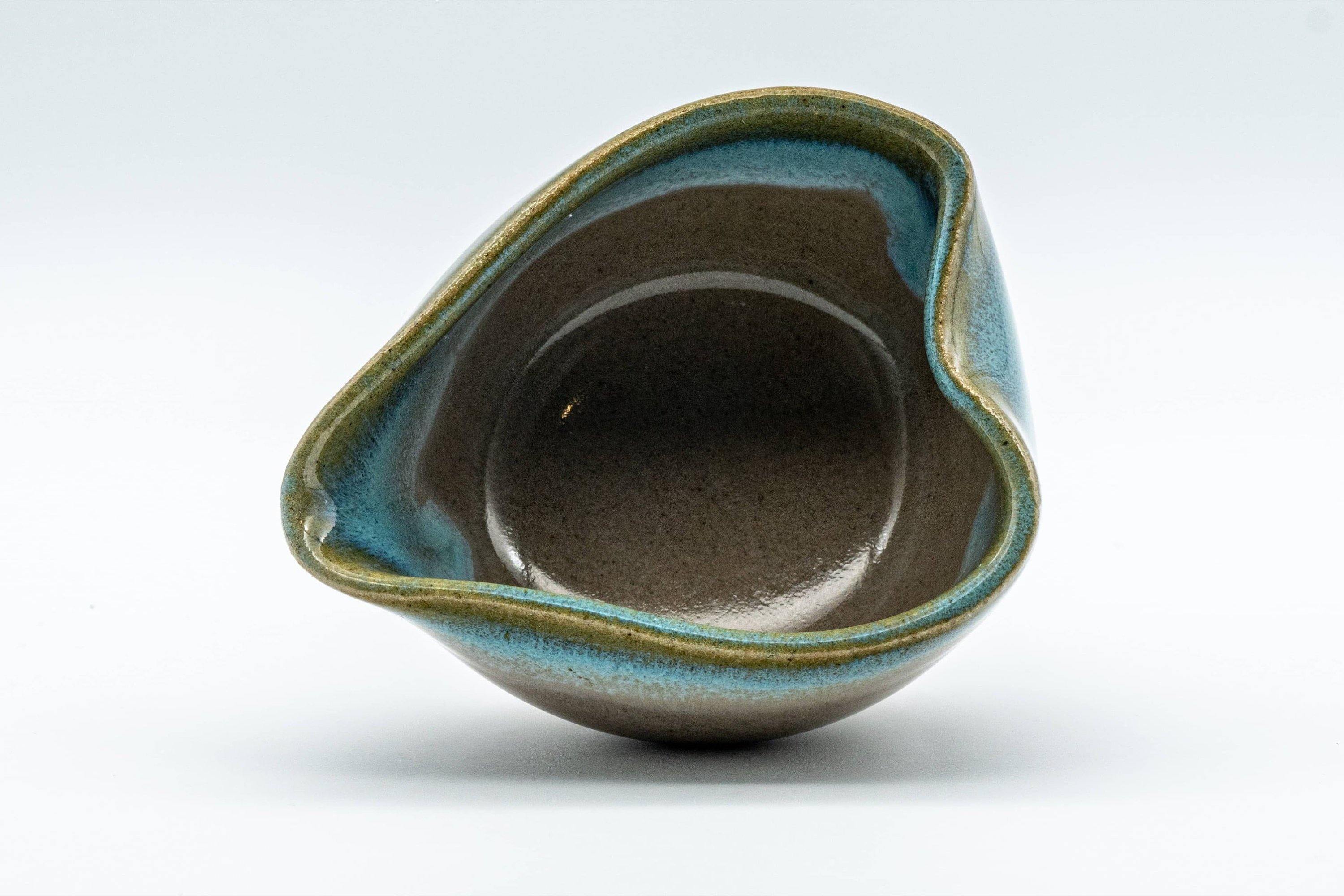 Japanese Katakuchi - Turquoise Glazed Agano-yaki Water Cooler - 80ml