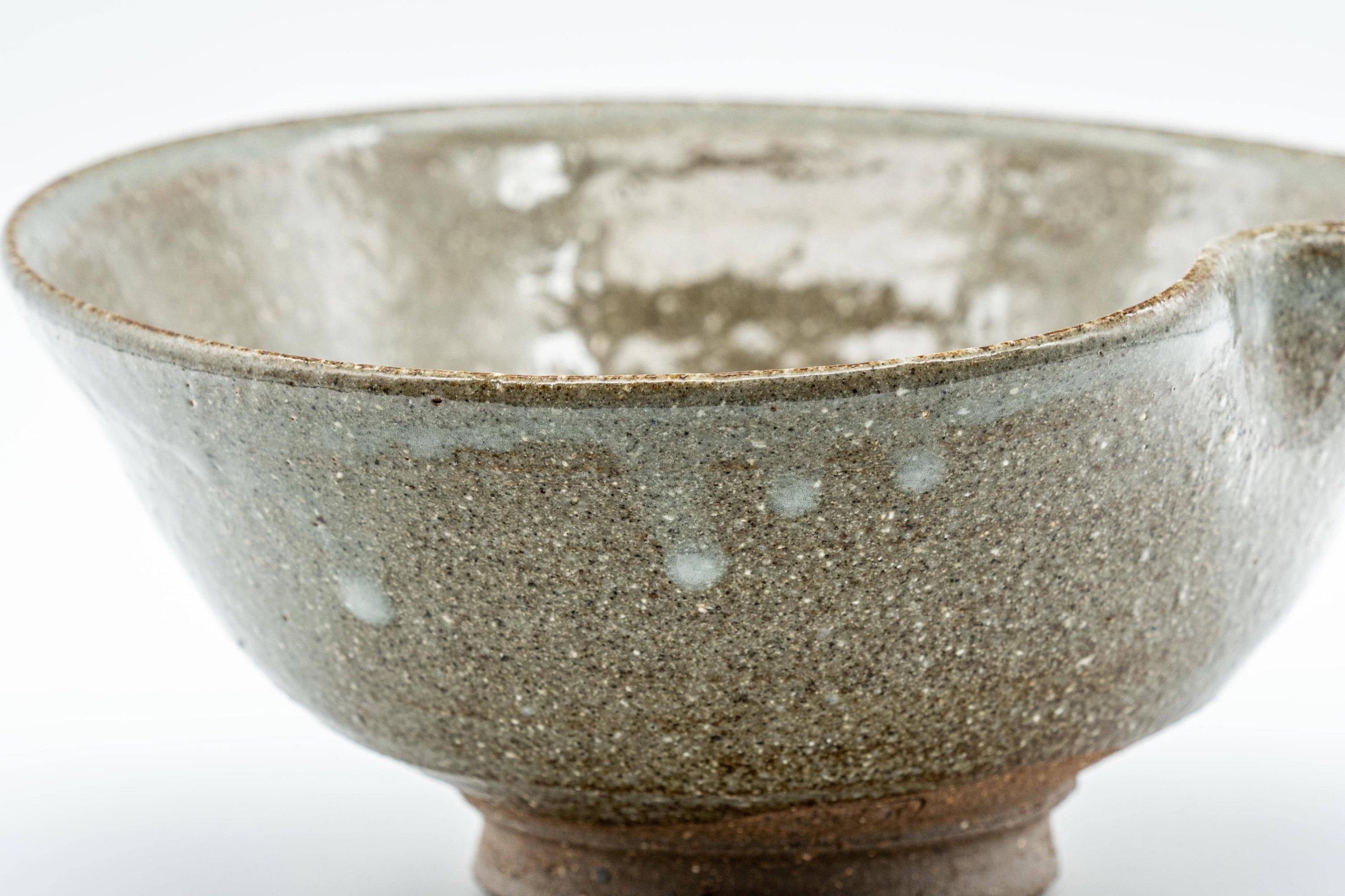 Japanese Matcha Bowl - Drip-Glazed Amikasa-gata Chawan - 250ml