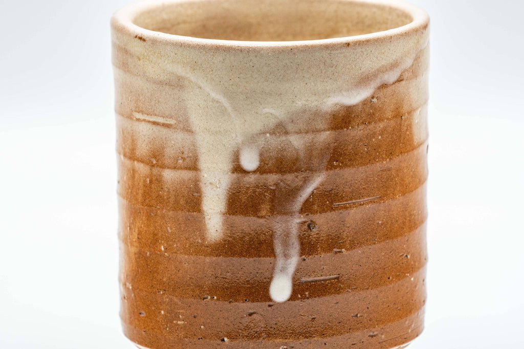 Japanese Teacup - Drip-Glazed Hagi-yaki Yunomi - 170ml