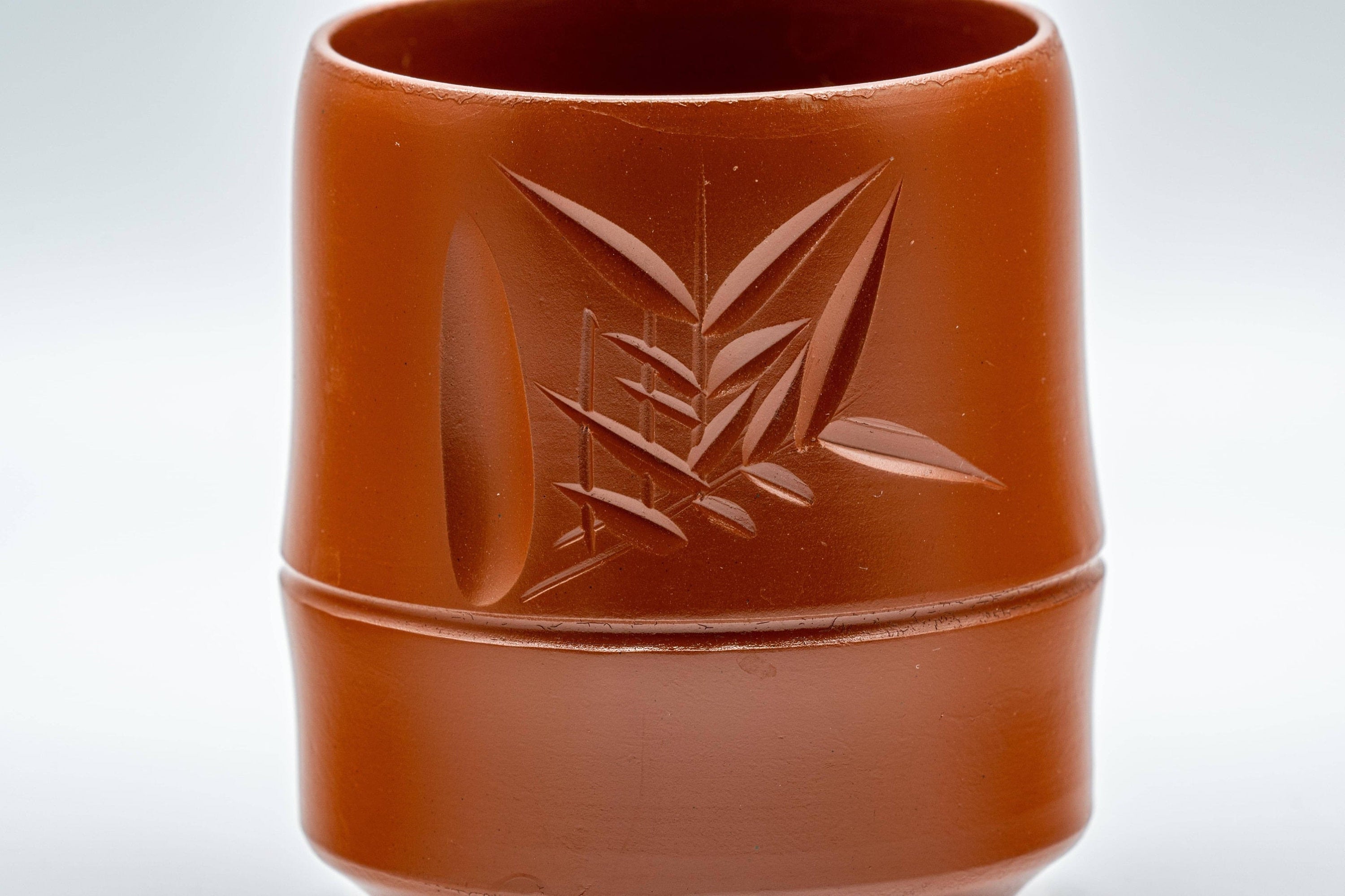 Japanese Teacups - Set of 5 Bamboo Tokoname-yaki Yunomi with Gift Box - 125ml