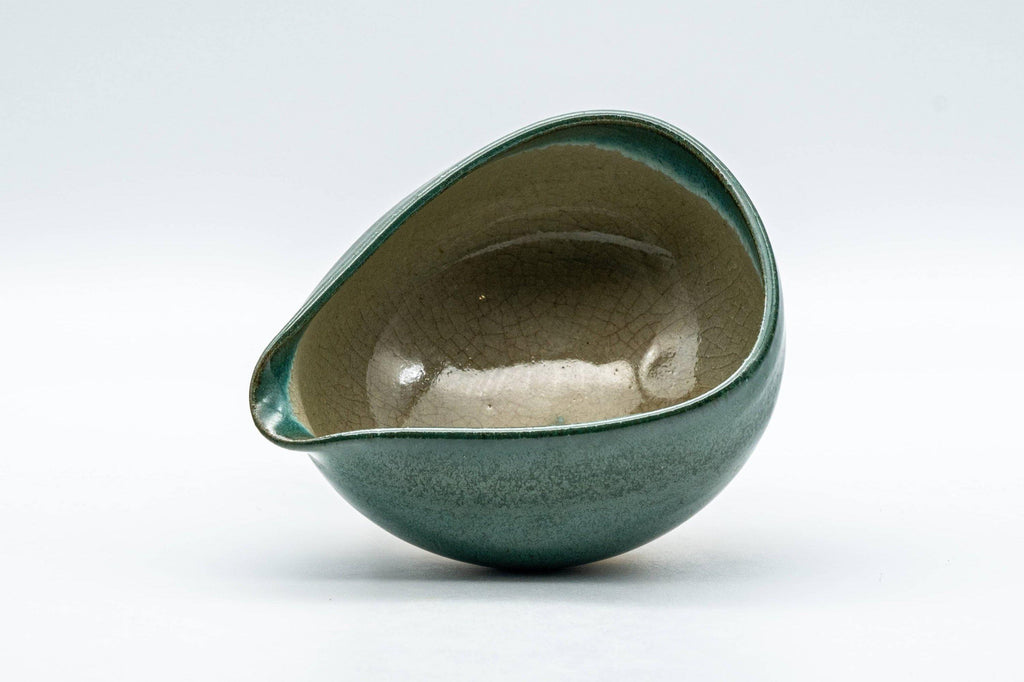 Japanese Katakuchi - Blue-green Agano-yaki Water Cooler  - 100ml
