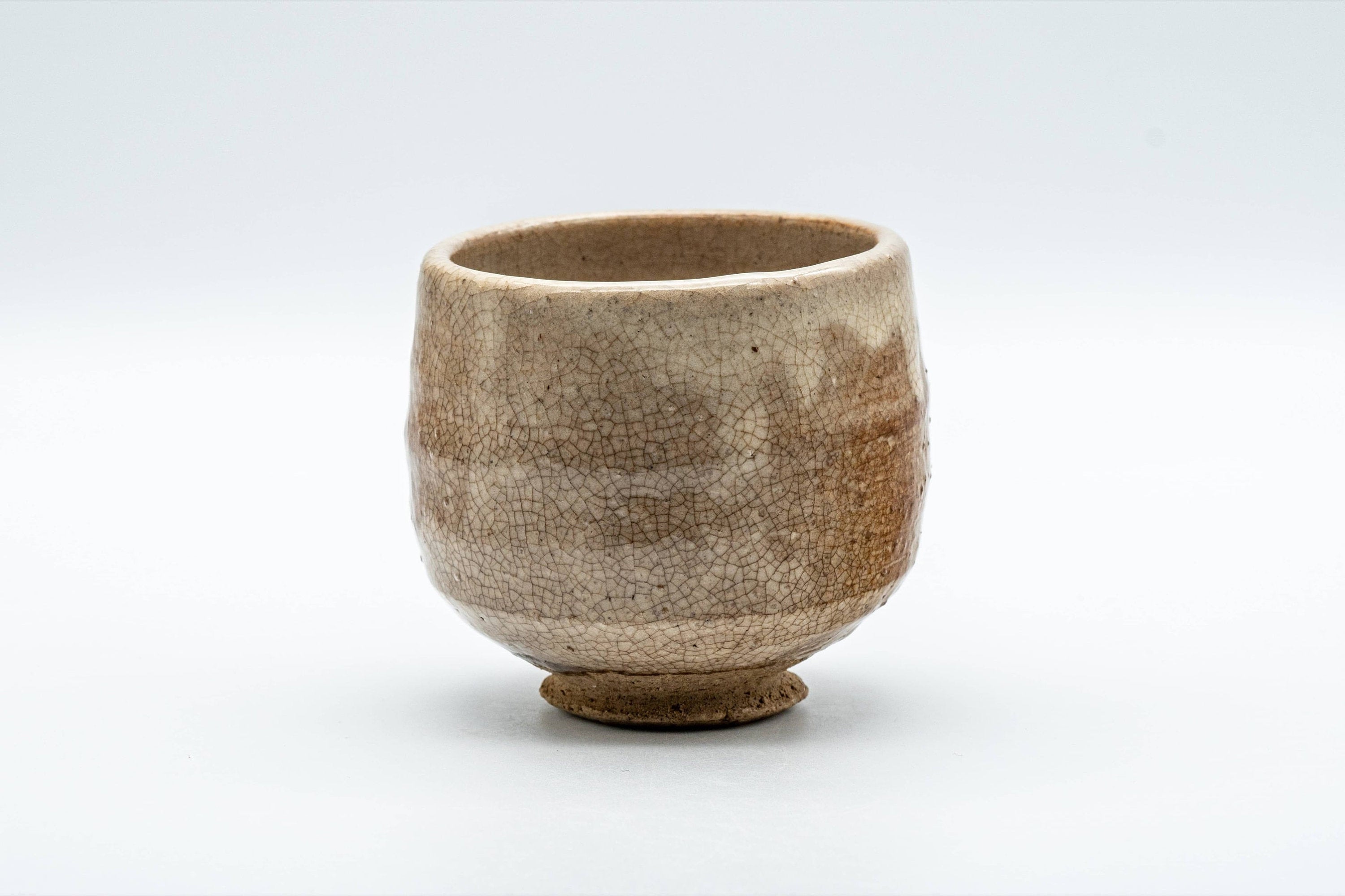 Japanese Teacup - Beige Drip-Glazed Yunomi - 180ml