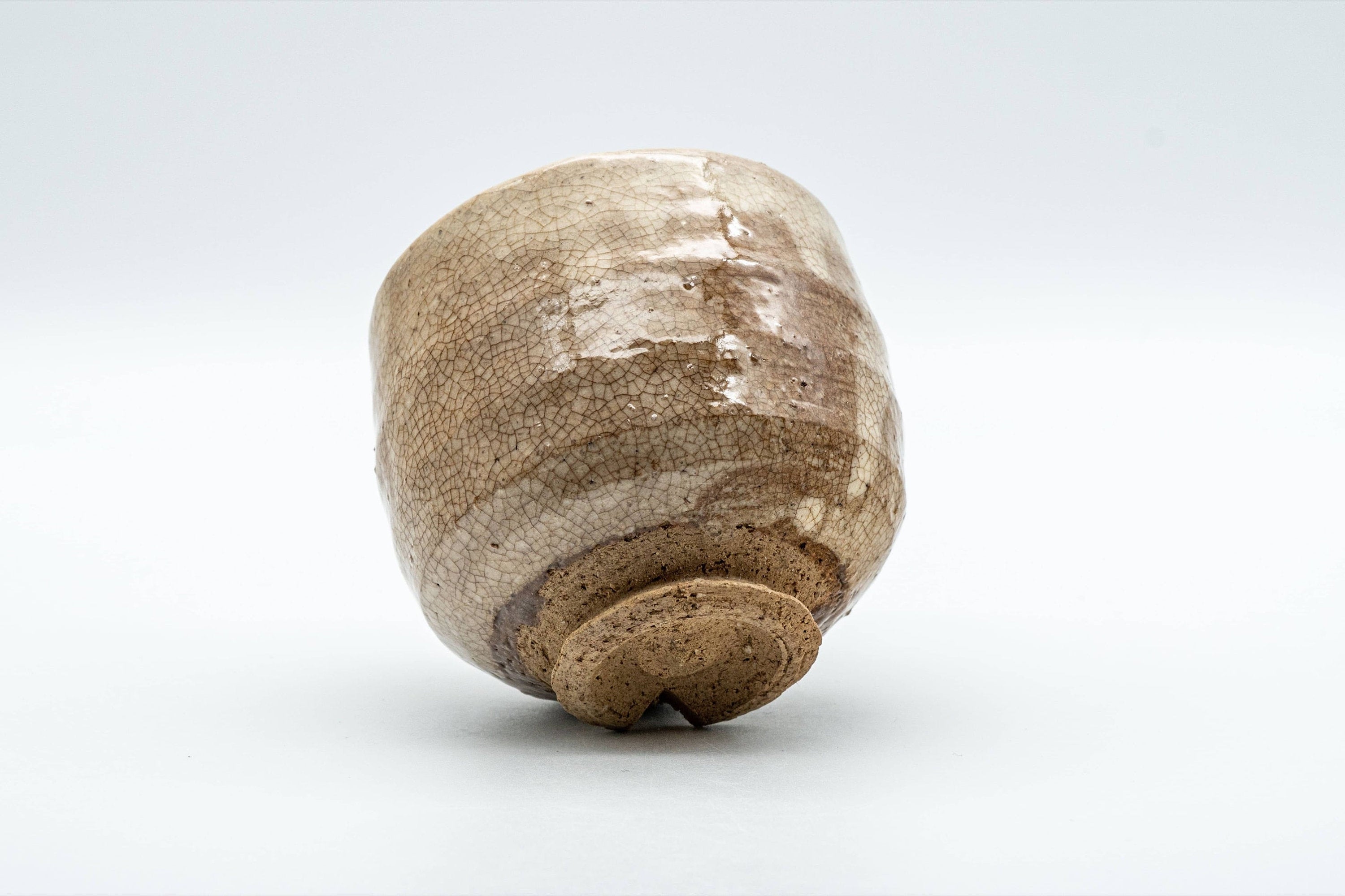 Japanese Teacup - Beige Drip-Glazed Yunomi - 180ml