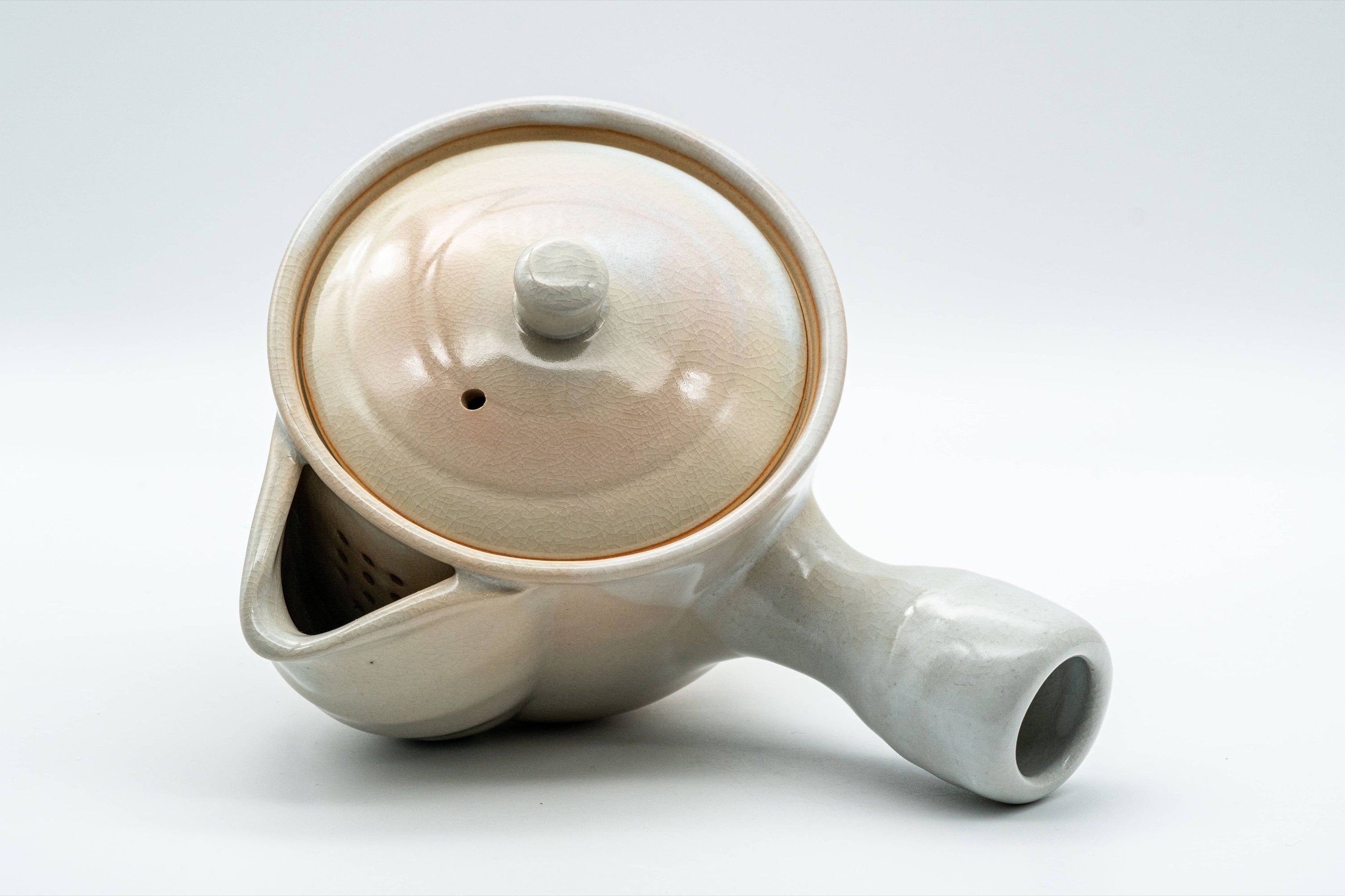 Japanese Kyusu - 椿秀窯 Tsubakihide Kiln Hagi-yaki Do-ake Teapot - 315ml