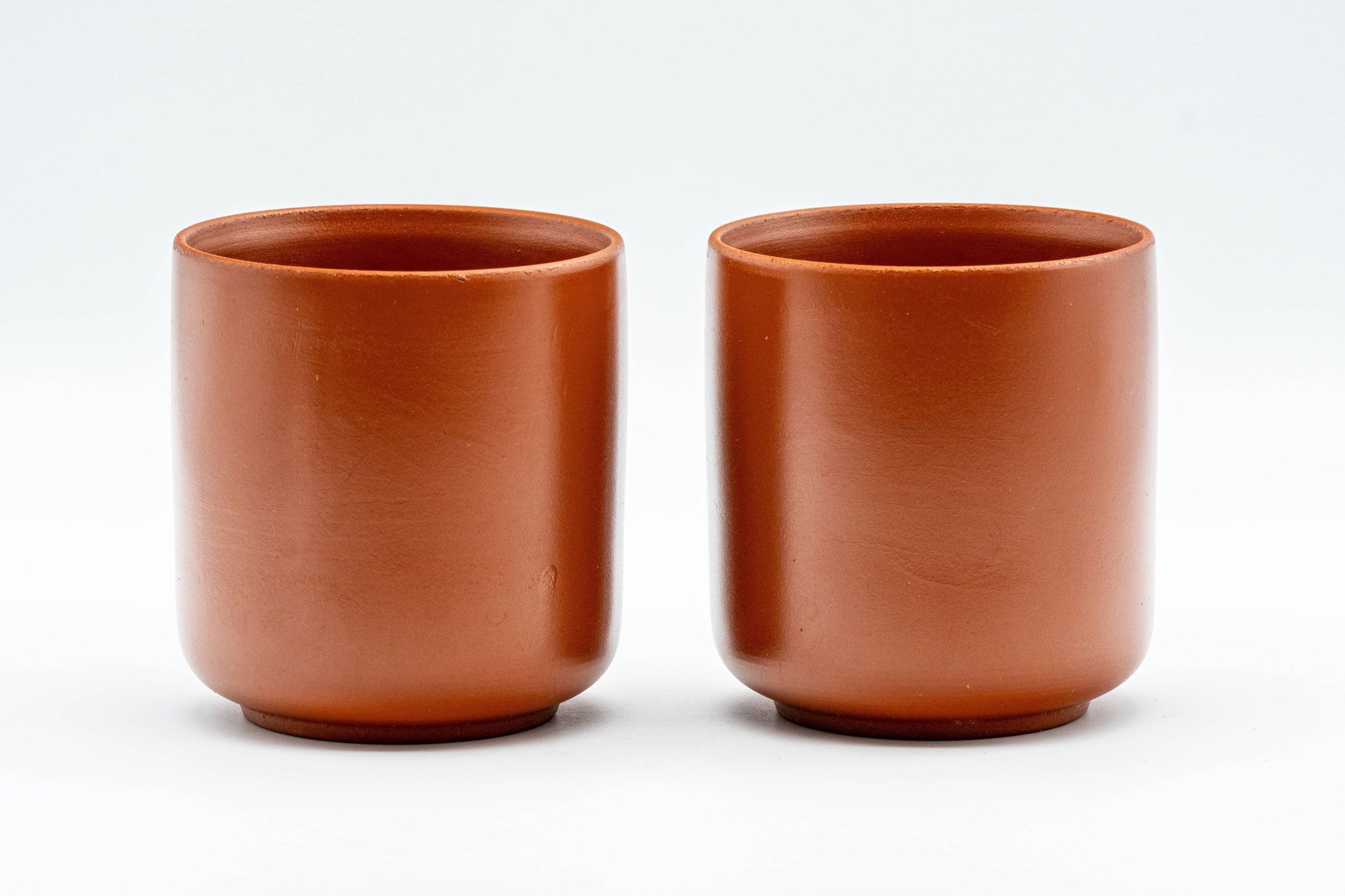 Japanese Teacup - Pair of Bamboo Tokoname-yaki Yunomi - 140ml