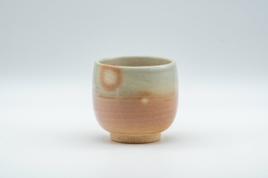 Japanese Teacup - 天鵬山 Tsubaki Kiln 椿窯 Gohonte Hagi-yaki Senchawan - 110ml