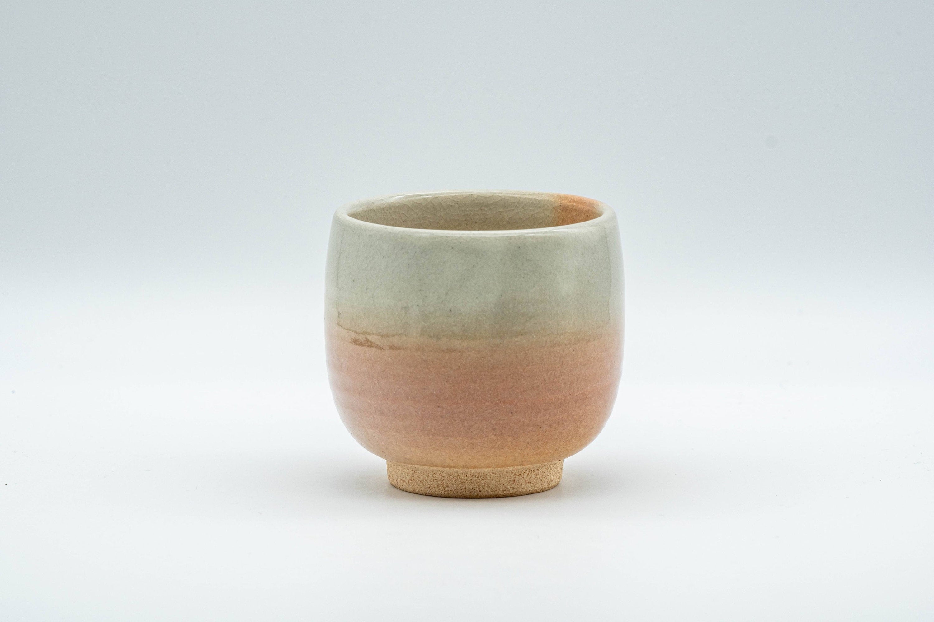 Japanese Teacup - 天鵬山 Tsubaki Kiln 椿窯 Gohonte Hagi-yaki Senchawan - 110ml