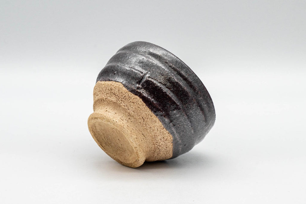 Japanese Teacup - Purple Glazed Spiral Yunomi - 100ml