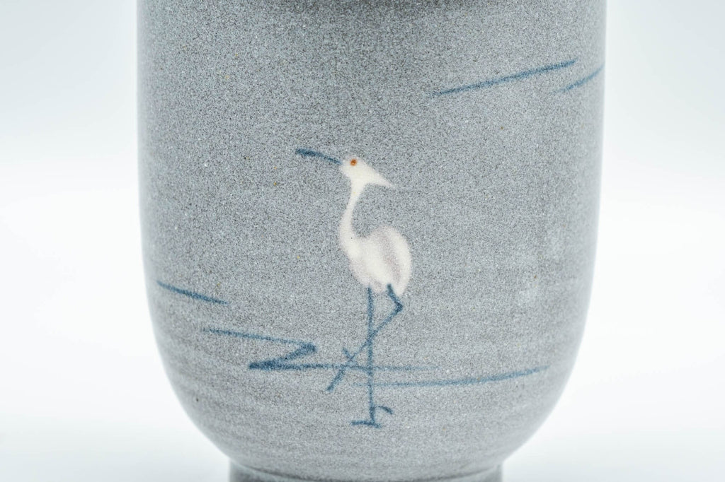 Japanese Teacup - Egret Matte Blue Glazed Yunomi  - 170ml