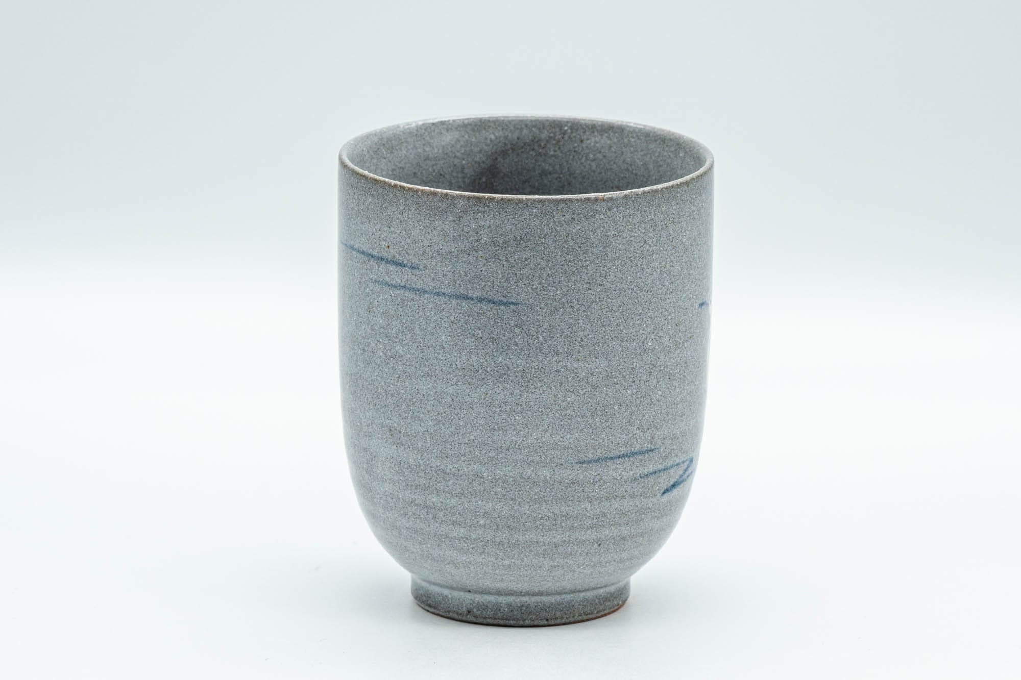 Japanese Teacup - Egret Matte Blue Glazed Yunomi  - 170ml
