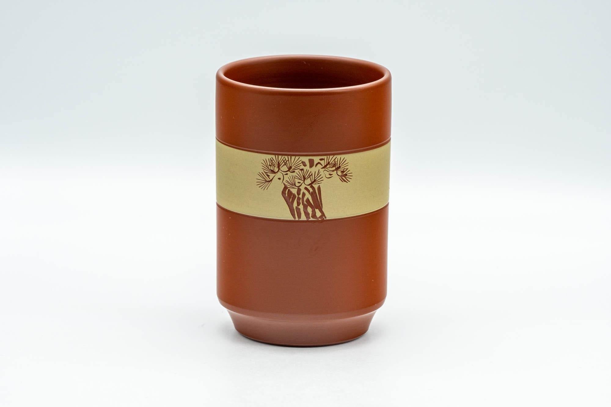 Japanese Teacup - Bamboo Decorated Tokoname-yaki Yunomi - 170ml