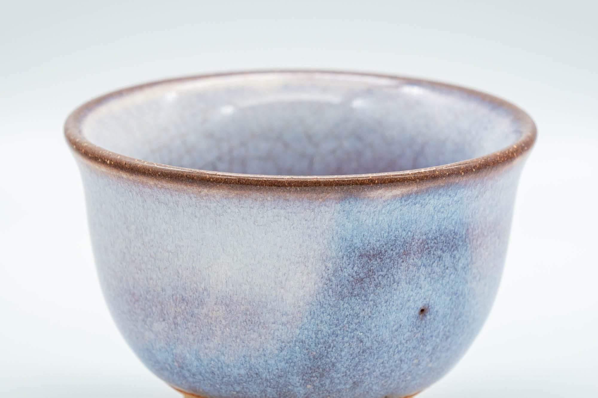 Japanese Teacups - Pair of Lavender Hagi-yaki Yunomi - 125ml