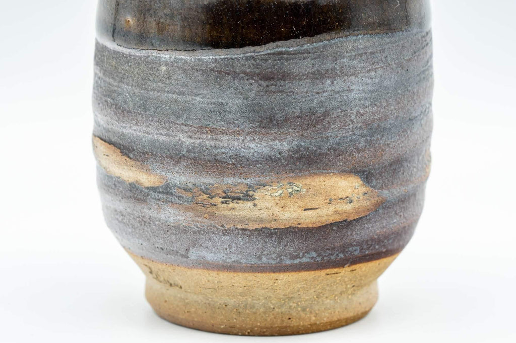 Japanese Teacup - Brown Glossy and Matte Glazed Yunomi - 150ml