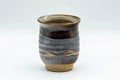Japanese Teacup - Brown Glossy and Matte Glazed Yunomi - 150ml